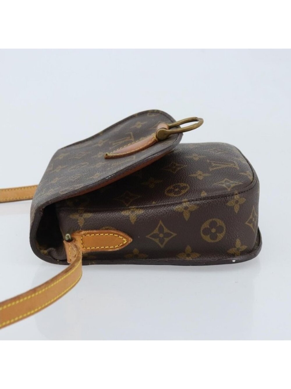 Authentic LOUIS VUITTON Monogram Saint Cloud MM Shoulder Bag M51243 LV - Picture 11 of 16